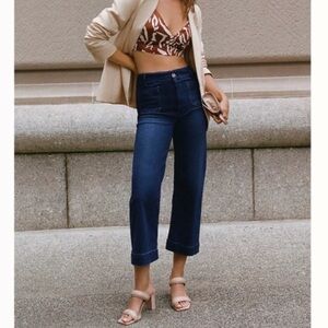 Anthropologie PILCRO The Skipper Wide-Leg Denim Jeans